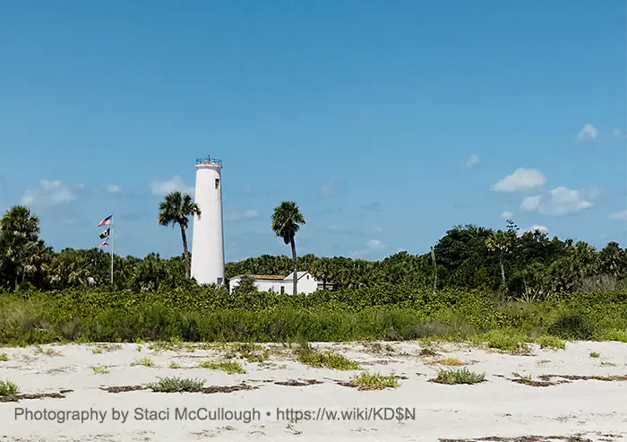 Egmont Key from the beach.